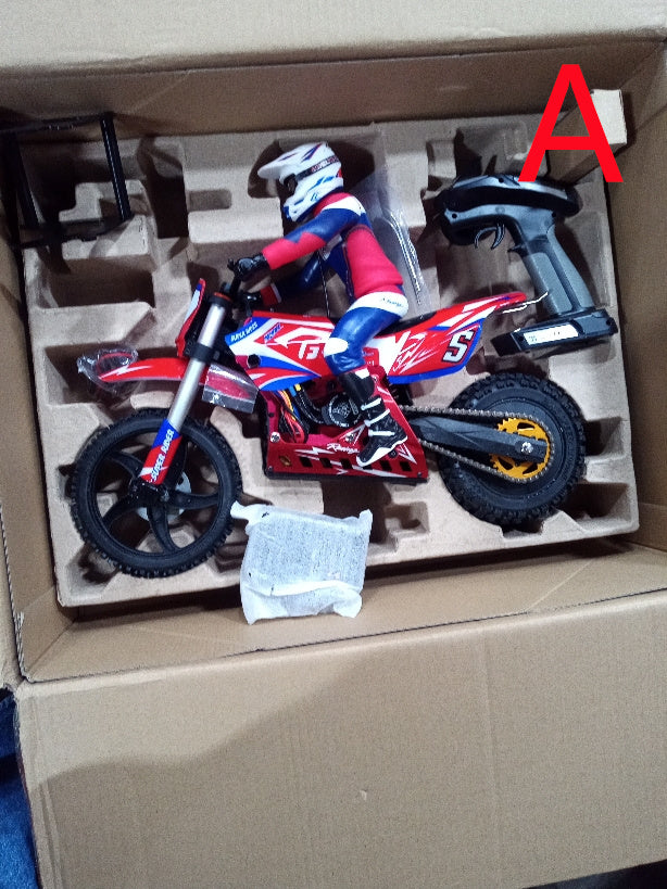 US Stock Second Hand Skyrc Super Rider SR5 1/4 Scale Red Ready to Go Remote Control Motor Bike Model Balance Battery