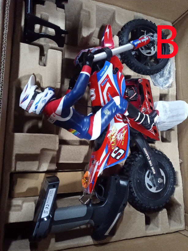 US Stock Second Hand Skyrc Super Rider SR5 1/4 Scale Red Ready to Go Remote Control Motor Bike Model Balance Battery