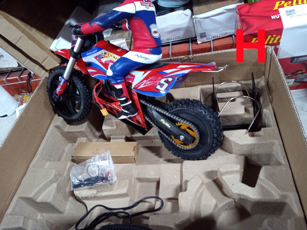 US Stock Second Hand Skyrc Super Rider SR5 1/4 Scale Red Ready to Go Remote Control Motor Bike Model Balance Battery