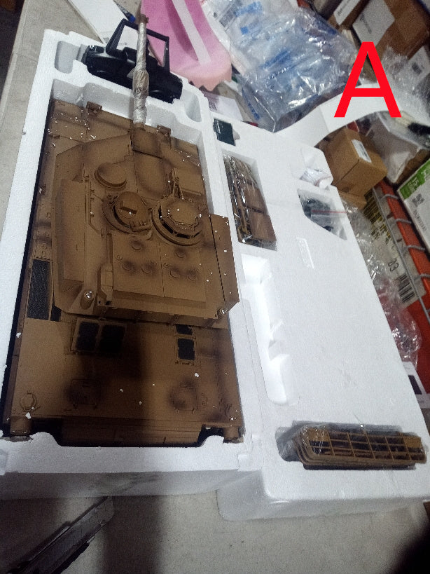 US Stock 2.4Ghz Henglong 1/16 Scale TK7.0 Plastic Version USA M1A2 Abrams RTR RC Tank 3918 Model Battery Sound Lights