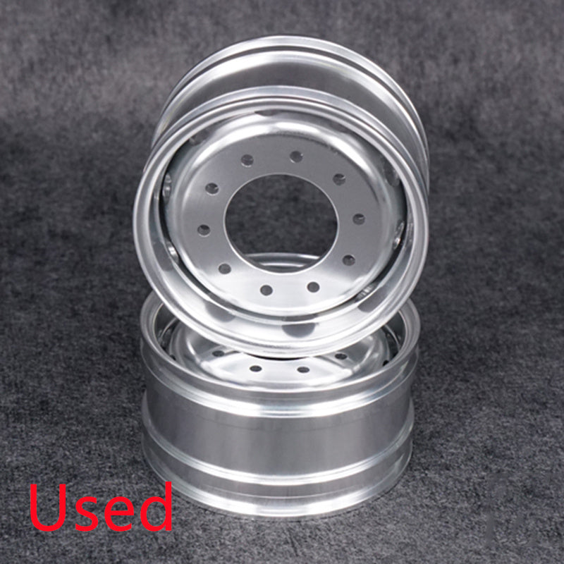 UK Stock Front Wheel Metal Hub A1 for Upgrade 1/14 LESU Hydraulic Model Axle RC Tractors Truck Dumper Tipper Hex Brake