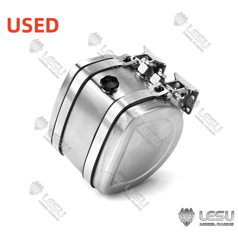 US Stock LESU Metal 50MM Hydraulic Oil Tank for RC 1/14 TAMIYA Tractor Truck Dumper