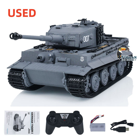 US Stock 1/24 RC Battle Tank Taigen Tiger I Remote Control Infrared Combat Military Tanks