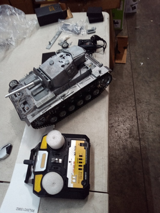 US Stock Mato Full Metal 1/16 Scale German Panzer III BB Shooting Airsoft Ready To Run Radio Control Tank 1223