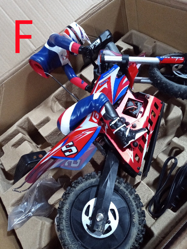 US Stock Second Hand Skyrc Super Rider SR5 1/4 Scale Red Ready to Go Remote Control Motor Bike Model Balance Battery