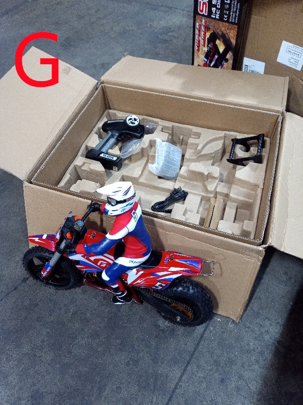 US Stock Second Hand Skyrc Super Rider SR5 1/4 Scale Red Ready to Go Remote Control Motor Bike Model Balance Battery