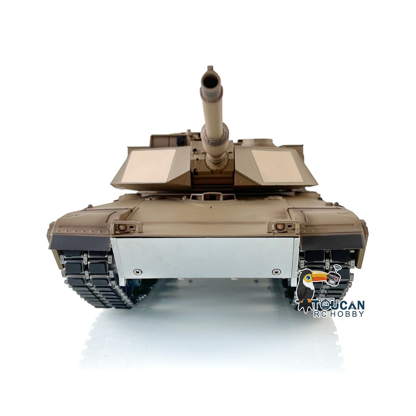 CN Stock Second-hand 85%New Refitted HengLong Factory 3918 M1A2 Abrams Metal Chassis Plastic Hull RTR RCTANK