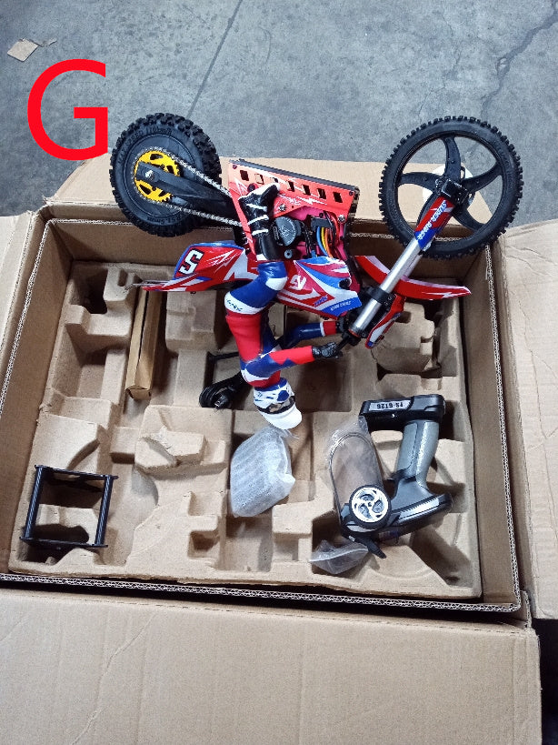 US Stock Second Hand Skyrc Super Rider SR5 1/4 Scale Red Ready to Go Remote Control Motor Bike Model Balance Battery