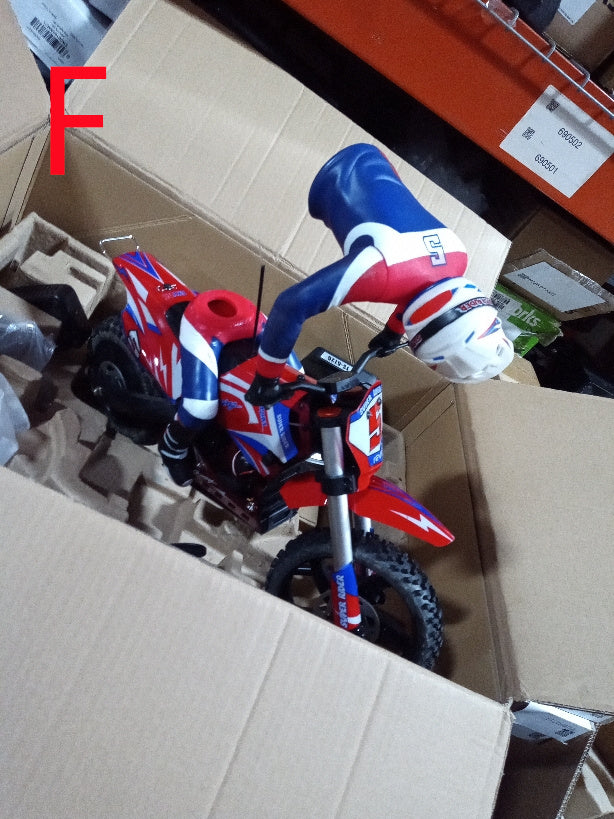 US Stock Second Hand Skyrc Super Rider SR5 1/4 Scale Red Ready to Go Remote Control Motor Bike Model Balance Battery